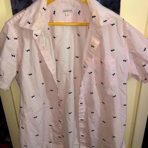 Hipster Sunglasses button up